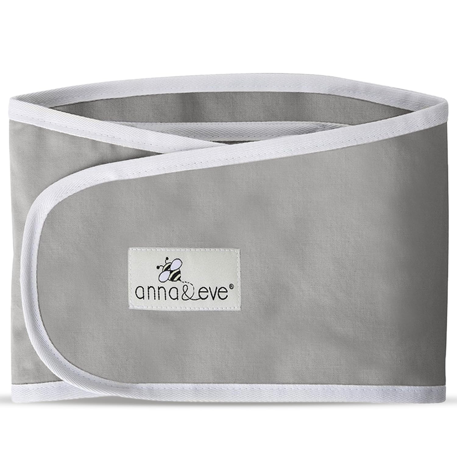 Anna & Eve Swaddle Strap Arms Only Baby Swaddle, Grey, Large