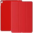 KHOMO iPad Pro 10.5 Inch & iPad Air 3 2019 Case - DUAL Red Super Slim Cover with Rubberized back and Smart Feature