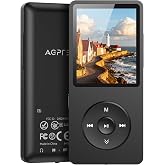 AGPTEK A02PL 64GB MP3 Player, 65 Hours Playback Lossless Sound Music Player, Supports up to 128GB(Black)