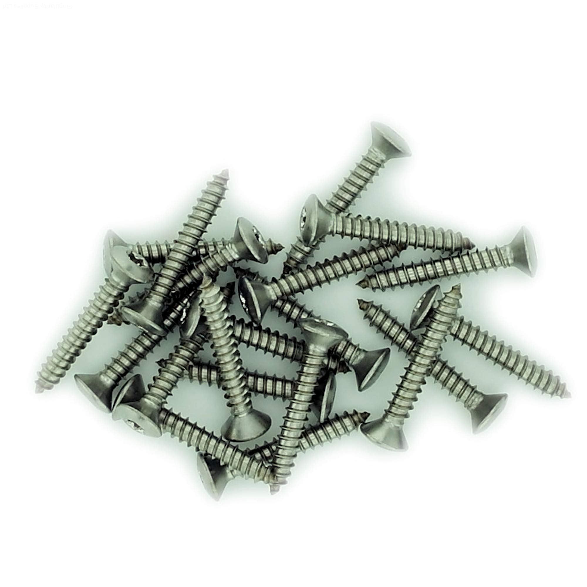 No.6 x 1.775 (3.5mm x 45mm) TX Raised Countersunk Self-Tapping Screw - Stainless Steel (A2) (Pack of 20)
