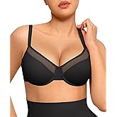 FeelinGirl Minimizer Bras for Women Full Coverage Adjustable Straps Glamorise Underwire Bras for Women Moderate Support