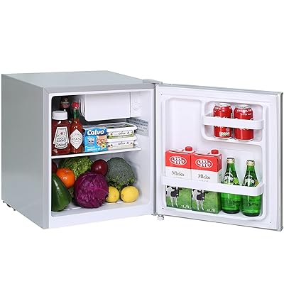 Buy Mini Fridge 1 7 Cu Ft Small Refrigerator Energy Star Small Fridge One Touch Easy Defrost 6 Temperature Settings Low Noise Reversible Doors Compact Refrigerator For Bedroom Office Dorm Basement Sliver Online In Turkey B091nsv1bb