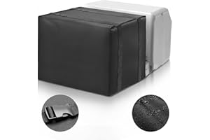 600D U Shaped Window Air Conditioner Cover for U-Shaped AC Covers, Black Outdoor Window AC Cover Waterproof Cover for U Shape