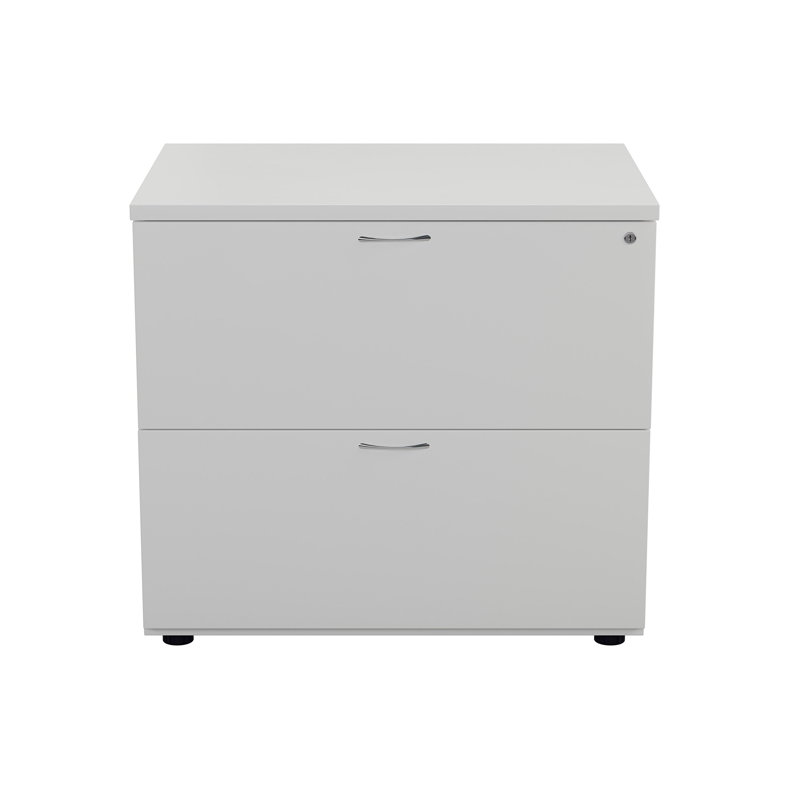 Office Hippo Pro Heavy Duty Desk High 2-Drawer Side Filer - White