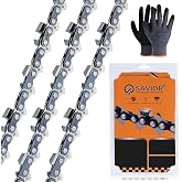 Savior 3Pack 20 Inch Chainsaw Chain 3/8" Pitch .050" Gauge 70 Drive Links Fits Poulan Pro PR5020 PP5020AV Echo CS-590 CS-600 Homelite McCulloch Replacement 72LPX70CQ, 577180501 D70 E70 Chain Saw Chain