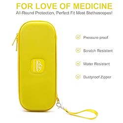 PROHAPI Hard Stethoscope Case, Lightweight Thin