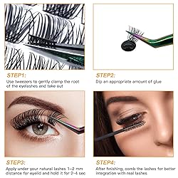 Lash Clusters B09 D Curl 18mm DIY Lash Extensions