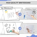 DOLLAR BOSS Double Sided Magnetic Desktop Whiteboard 30x40cm A3 Stand 8 Pens view 4