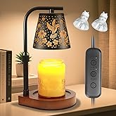 Maromamix Candle Warmer Lamp with Timer & Dimmer- Electric Wax Melt Warmer with Adjustable Height for Scented Candles, Home Décor Fragrance and House Warming Birthday Gifts for Women Mom