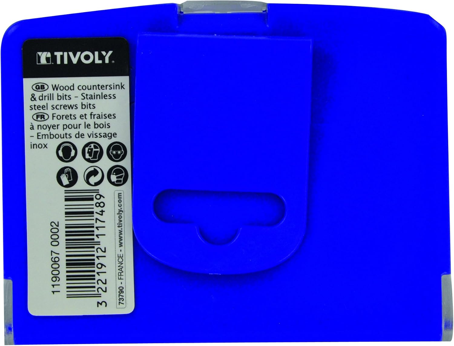 Tivoly 11900670002 Tool Set including Drill Bits/Walnut Bits/Screw Bits/Bit Holder, Grey, 5 Pieces - Image 3