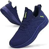 Feethit Men Running Shoes Breathable Lightweight Training Sneakers Blue UK11