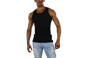 ToBeInStyle Men’s Long Muscle Tank Top Workout A-Shirt