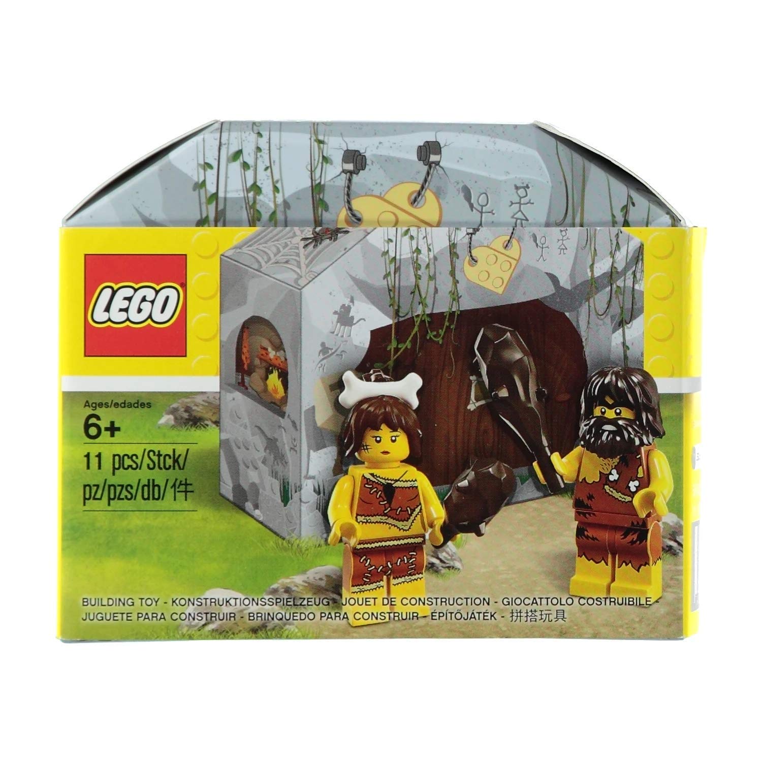 LEGO Genuine ICONIC CAVE Promo Set 5004936 - Includes Caveman + Cavewoman Minifigures