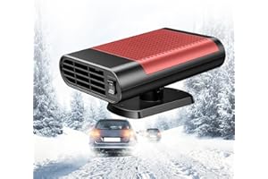 Nauttxon 12V Car Heater - Portable Car Heater that Plugs into Cigarette Lighter- 2 in 1 Heating & Cooling Fast Heating Defros