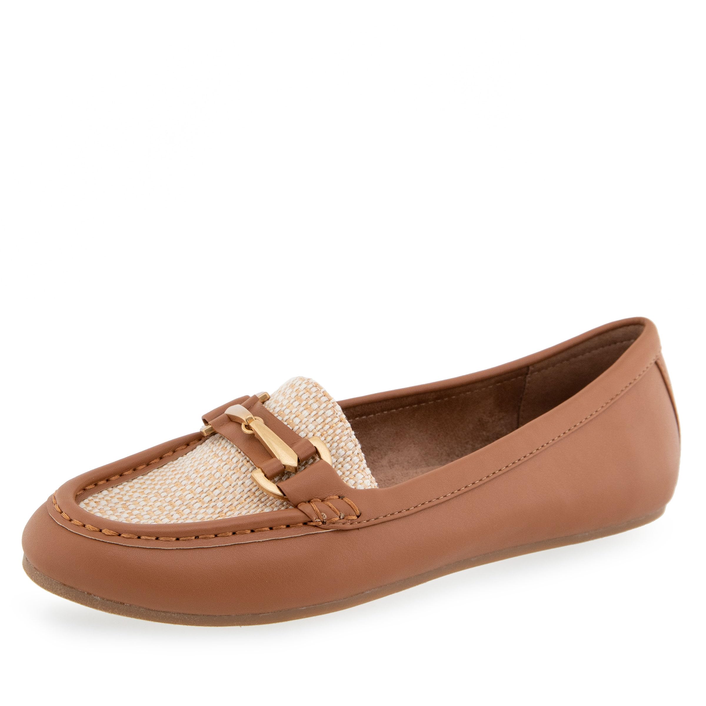 Aerosoles Women’s Day Drive Loafer, Natural Raffia, 5