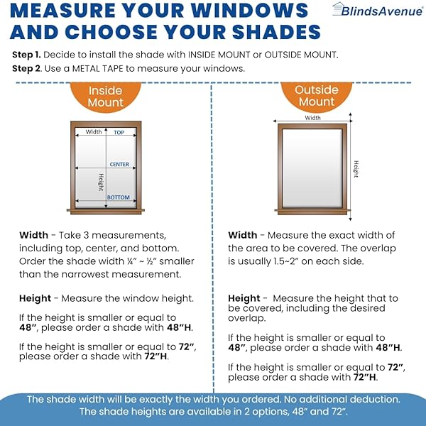 BLINDSAVENUE CELLULAR HONEYCOMB CORDLESS POLYESTER SHADE, 9/16″ SINGLE CELL, LIGHT FILTERING, WHITE, SIZE: 27″ W X 72″ H