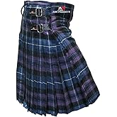 AAR Mens Scottish Tartan Kilt - 13oz Highland Casual Kilt for Men - 11 Tartans