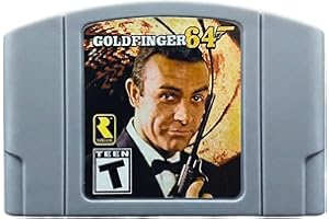 Gold Finger 007 USA Version Hack of The Goldeneye Cartridge English Language for 64 N64 Bit Game Console