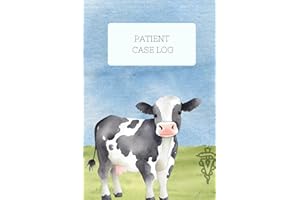 Veterinary Student, DVM, LVMT Clinical Patient Case Log Motivational Notebook - Comprehensive Patient Tracking for Case, SOAP