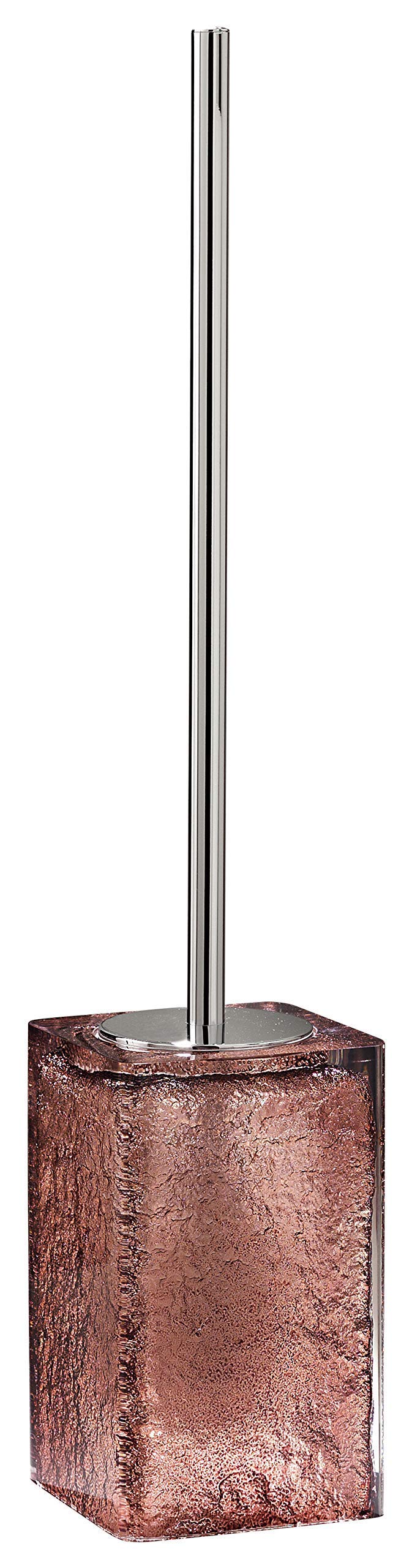 Gedy Giulia Toilet Brush, Resin, Brown, 9.2 x 9.2 x 46 cm