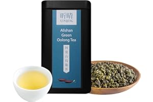 XINQING Xin Qing Taiwan Alishan Oolong Tea Alishan Tea Taiwan High Mountain Oolong Tea Taiwan Gaoshan Ulong Tea 150g/5.3oz
