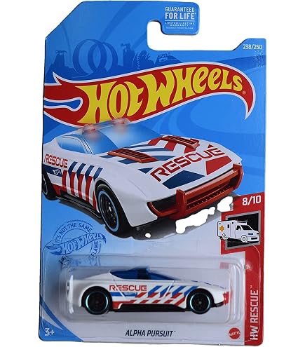 Amazon.com: Hot Wheels 2020 Hw Rescue Alpha Pursuit, Gray 206/250