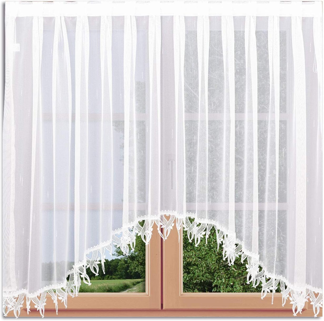 SeGaTeX home fashion C-Bogenstore Anna Fertiggardine Blumenfensterstore