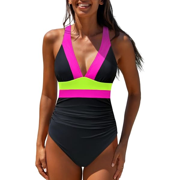 Popvil Womens One Piece 2025 Tummy Control Swimsuits | Ubuy