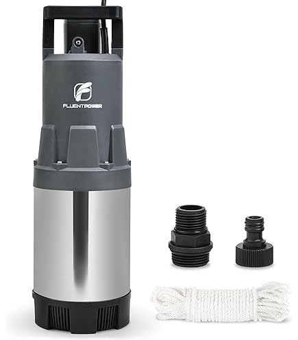 Jetspray 4" Submersible Wastewater Pump 1/2HP 115V - 25.5GPM 165FT Head For Septic & Sprinkler Systems