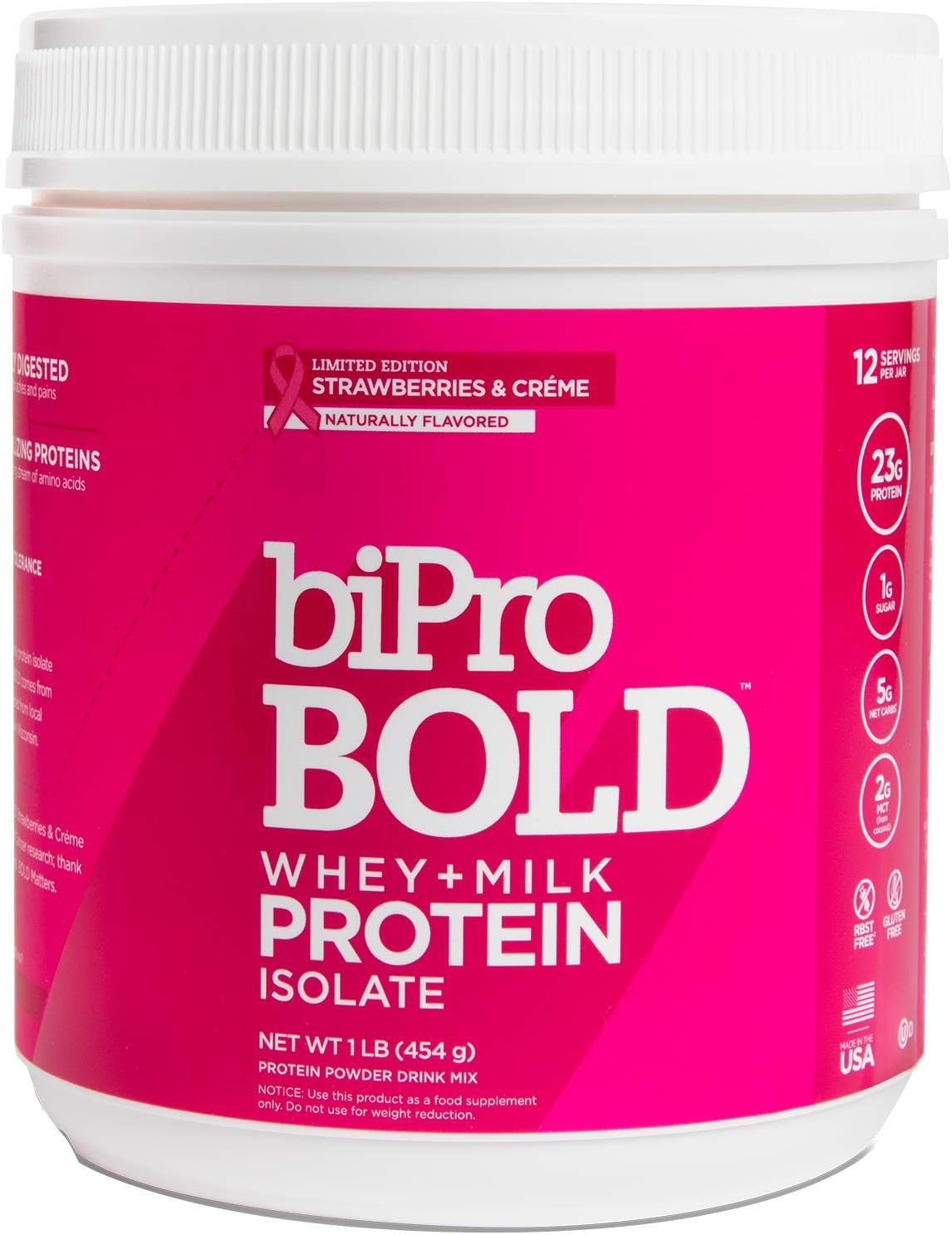 BiPro Bold Milk & Whey Protein Powder Isolate for Every