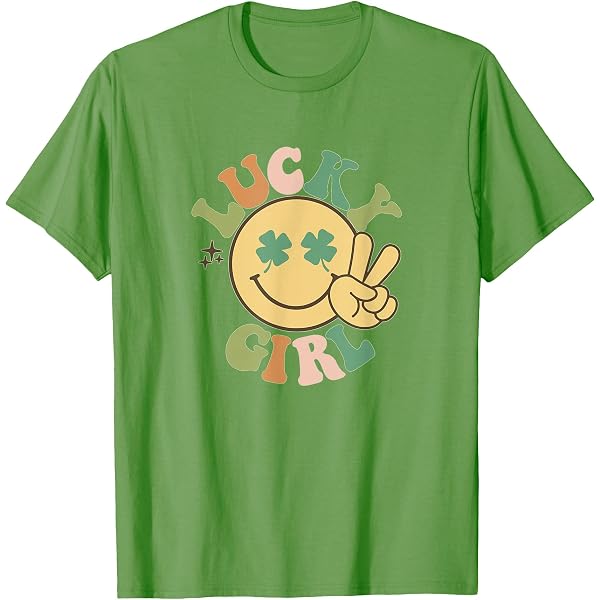 Flip T-Shirt Donna I Love Ireland Shamrock Heart - 100% Cotone - Stampa San Patrizio