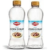 Haddar Light Corn Syrup 16oz (2 Pack) Made with Real Vanilla | No High Fructose Corn Syrup!