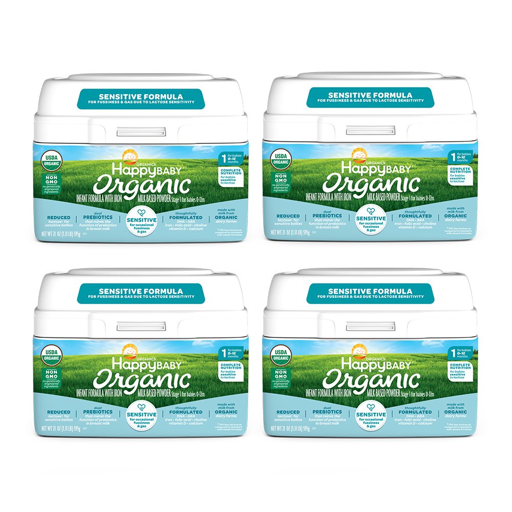 Happy Baby Organic Stage 1 Infant Formula Sensitive, 21