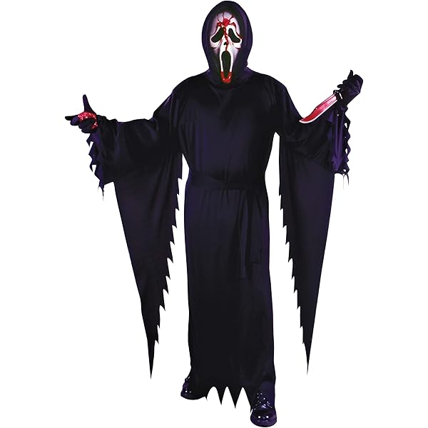Scream Ghost Face Costume スクリーム コスチューム Amazon.com: Fun World Scream Bleeding Ghost Face Adult
