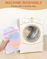 Lictin 12 Pcs Nursing Pads Set Organic Bamboo Washable 6 Pairs + Bags view 4
