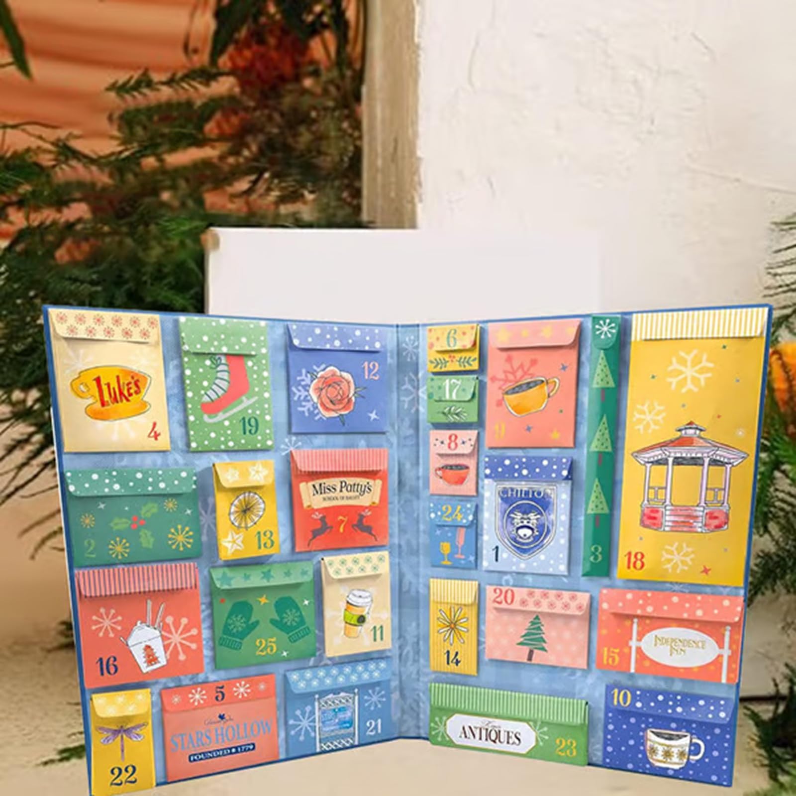 2024 New 24 Day Christmas Vacation Advent Calendar- Gilmore Girls Christmas Vacation Advent Calendar, Gilmore Girls Advent Calendar,Christmas Countdown Calendar Gift (A)