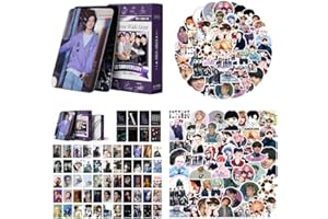 YOPONSHEN 55Pcs B.T.S Photocards,and 50PCS S ticker,kpop lomo Card,10th Anniversary