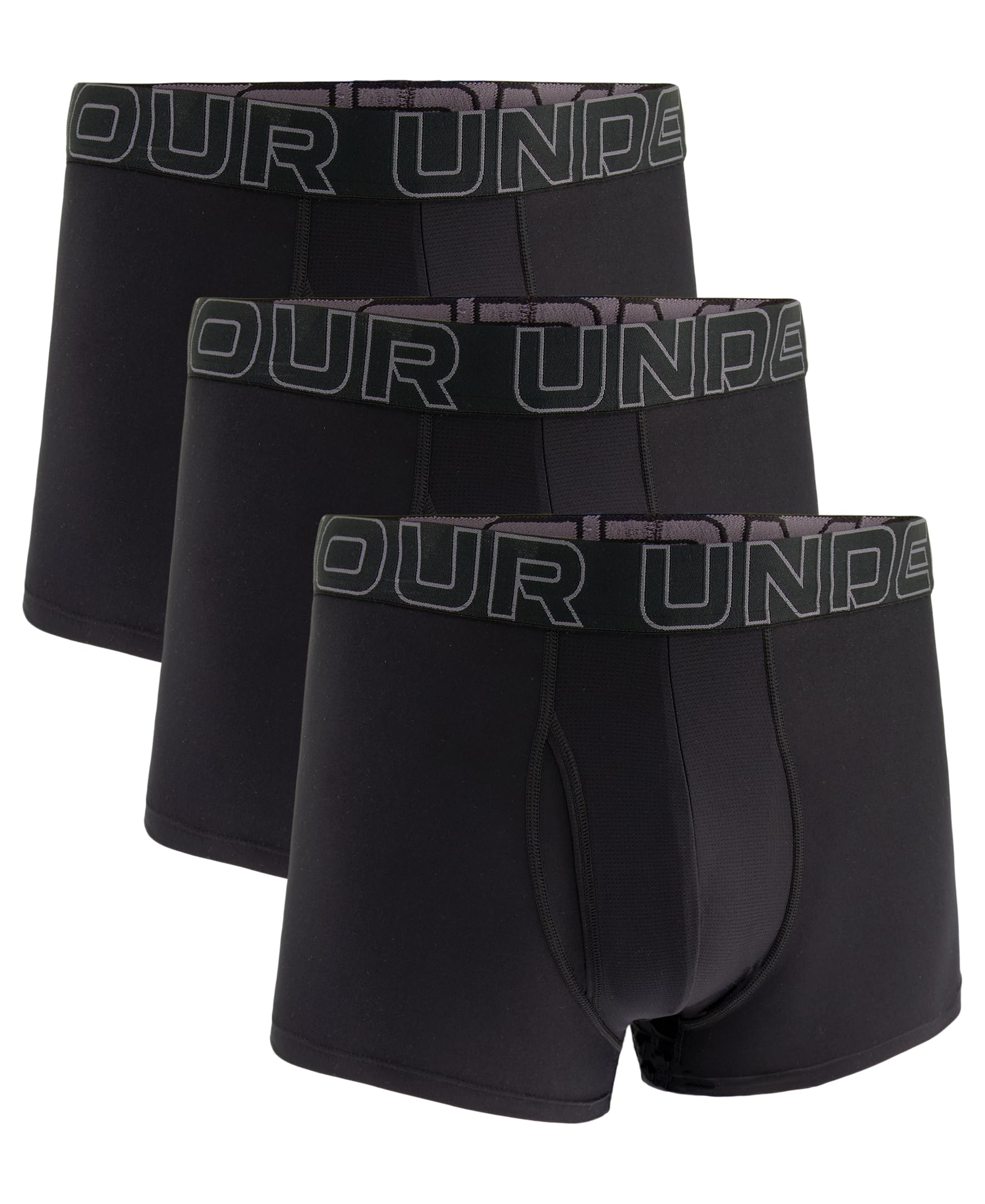 Under Armour Men's Multi-Pack Performance Tech Trunk, Boxer Brief with 3
