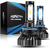 Marsauto 9006 LED Headlight Bulbs Low Beam 8000LM 6000K,200% Brightness, HB4 HB4U 9006XS Fog Light Head Light Bulb,12 CSP Chi