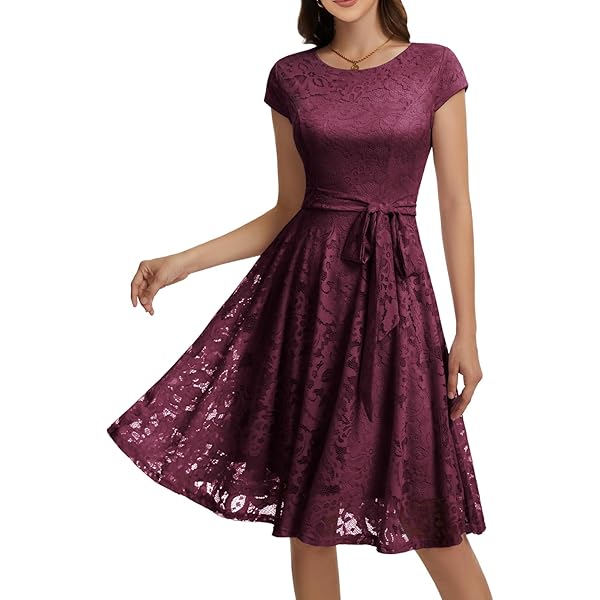 midi lace formal cocktail dress product info and reviews Amazon.com: Womens Lace Floral Dress Trendy Dressy Elegant Cocktail Evening Party Bodycon Dress Cap Sleeve Crew Neck Midi Dress Blue : Clothing, Shoes & Jewelry