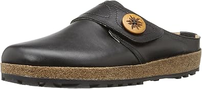 haflinger leather clogs womens