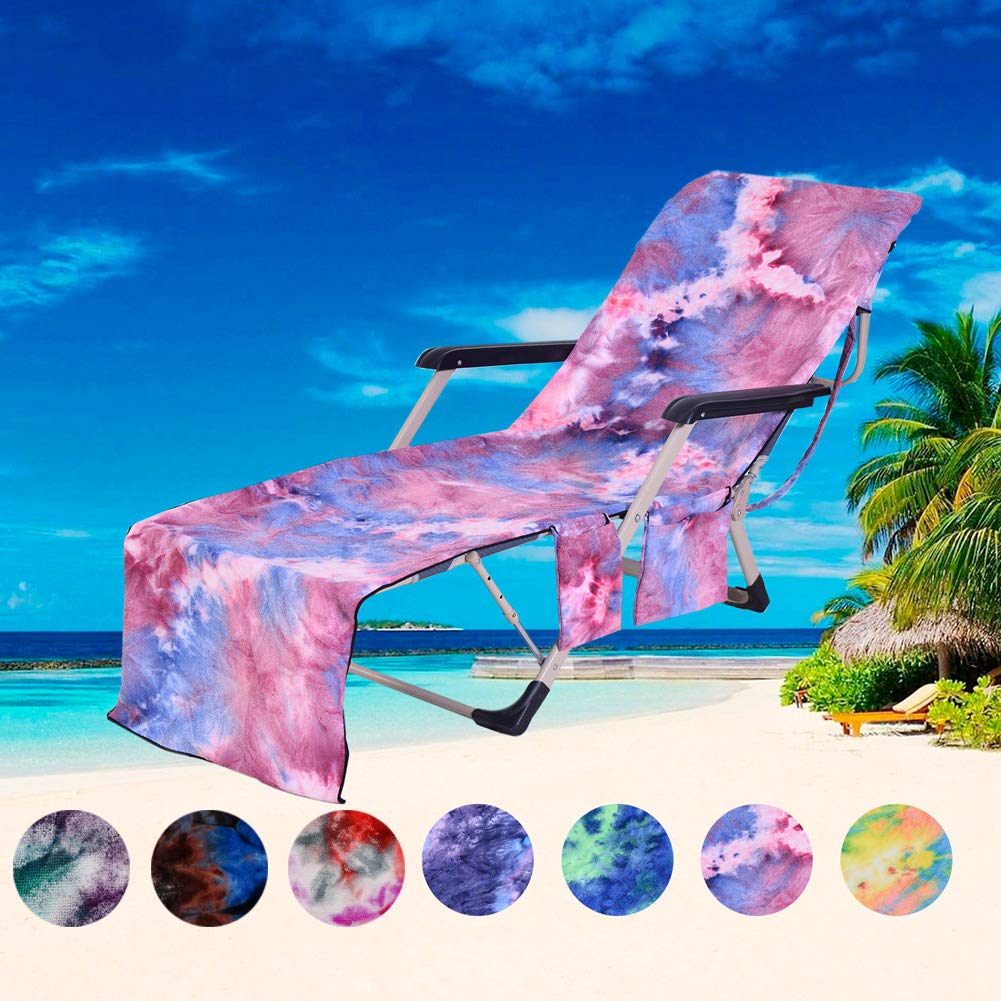 Best lounge chair towels with pockets