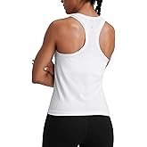 CRZ YOGA Seamless Racerback Tank Tops for Women - Gym Workout Athletic Running Sleeveless Shirts Breathable Scoop Neck