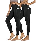 ODODOS 2-Pack Buttery Soft Lounge Yoga Leggings with Pockets for Women 23" / 25" / 28" High Waist Yoga Pants