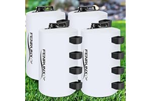 FENRUNXU Canopy Water Weight Bag,220 LBS Heavy Duty Canopy Tent Weights Set of 4 Leg Weights for Pop Up Canopy,Tent,Gazebo,Carport（White）