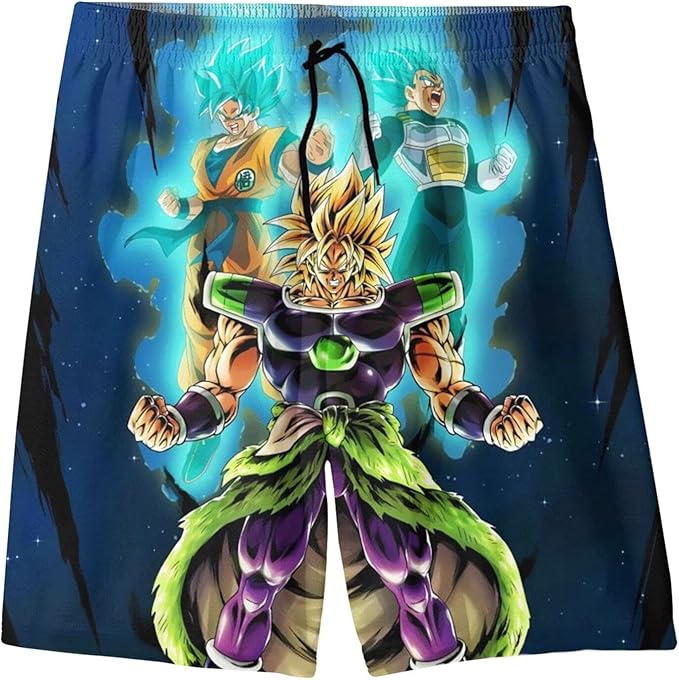Short De Bain Dragon Ball Z Dragon Ball Z Goku Vegeta Short de bain à séchage rapide pour homme - - Small (7- 8 ans): Amazon