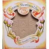Brown Bag Design Alpine Flower Shortbread Cookie Pan, 11-Inch by 8-1/2-Inch
