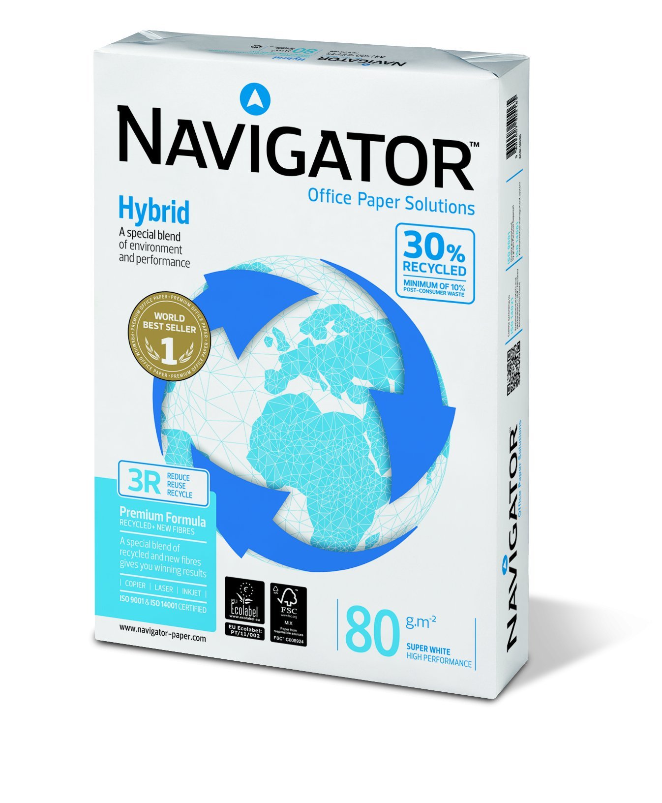 Navigator 285846-500 Sheets A4 Size Pack photocopy Paper, 80g