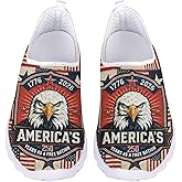 Jeiento Christmas Shoes for Womens Girls Walking Shoes Tennis Shoes Breathable Comfortable Athletic Running Shoe US 5.5-11.5