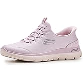 Skechers Women's Arch Fit Summits Lux Leopard Hands Free Slip-Ins Sneakers